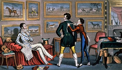 Dandy inglesi dal sarto da Unbekannter Künstler