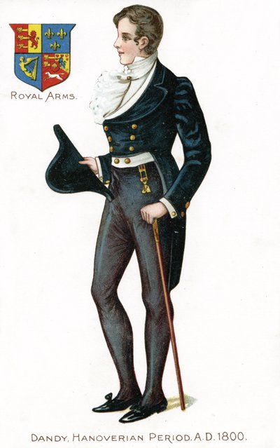 Dandy inglese 1800 da Unbekannter Künstler
