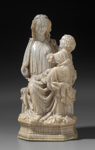 Vergine in trono e Bambino, c.1250 da Unbekannt