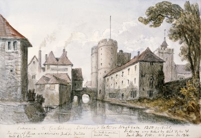 Ingresso a Canterbury da Unbekannter Künstler