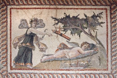 Eros e Psiche Mosaico, da Samandegi, Turchia da Unbekannt