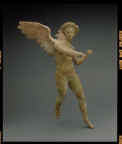 Eros in volo, figura realizzata a Myrina in Asia Minore, greco, periodo ellenistico, c.150-100 a.C. da Unbekannt