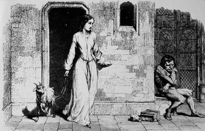 Esmeralda e Quasimodo da Unbekannter Künstler
