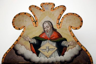 Museo di Evora. Gesù e Spirito Santo. Portogallo. da Benjamin Baud