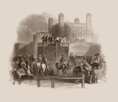 Esecuzione di John Dudley nel 1553 da Unbekannter Künstler