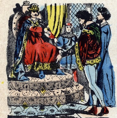 Espulsione degli ebrei e dei banchieri italiani sotto Carlo IV da Unbekannter Künstler