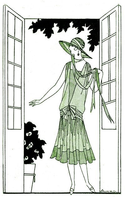 Moda: abito nel maggio 1925 da Unbekannter Künstler