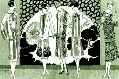 Moda: abiti di maggio 1925 da Unbekannter Künstler