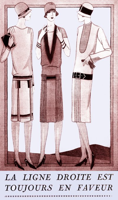 Moda: abiti nella primavera del 1928 da Unbekannter Künstler