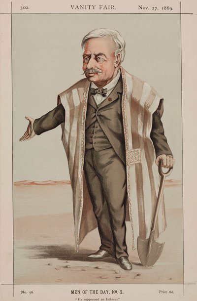 Ferdinand de Lesseps, diplomatico e ingegnere francese da Unbekannt
