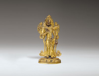 Figura di un Bodhisattva, XVIII-XIX secolo da Unbekannt