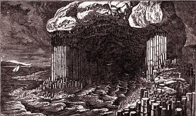 La grotta di Fingal, Staffa da Unbekannter Künstler