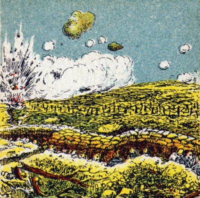 Prima Guerra Mondiale 1914-1918: La Battaglia di Verdun il 21 febbraio da Unbekannt