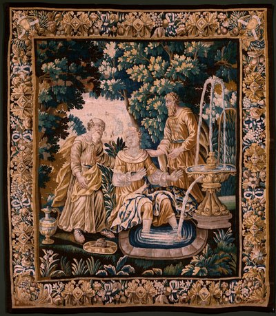Arazzo fiammingo. Susanna e i vecchioni. Atelier di Oudenaarde. 254x220cm. da Alec Hunter