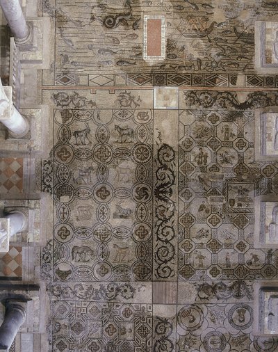 Pavimento della Basilica paleocristiana di Aquileia, Udine da Unbekannt