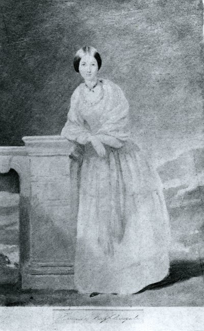 Florence Nightingale, infermiera e riformatrice ospedaliera inglese, c 1860 da Unbekannt