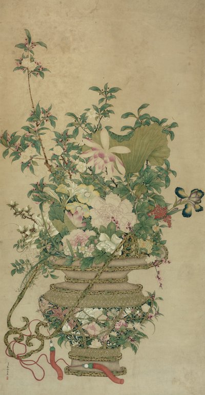 Fiori delle quattro stagioni, dinastia Qing, XVIII-XIX secolo da Unbekannt