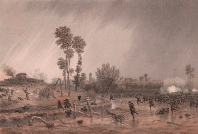 Quarta Divisione Piemontese del Generale Cialdini durante l