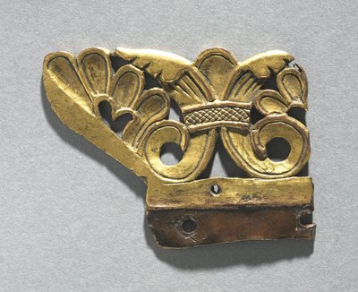 Frammento di una cresta ornamentale da un reliquiario, c.1165-1180 da Unbekannt