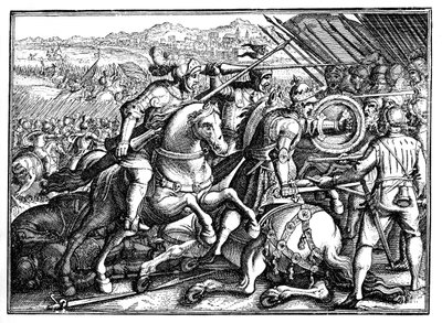 Francesco I di Francia fatto prigioniero da Unbekannter Künstler
