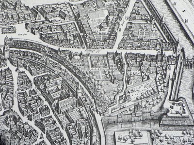 Francoforte Judengasse 1628 da Unbekannter Künstler