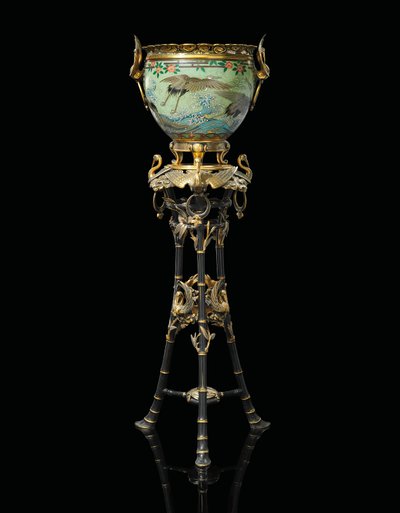 Jardiniere su supporto francese "Japonisme", 1874 da Unbekannt