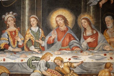 Affresco nella basilica di Santa Caterina, Galatina, Puglia da Unbekannt