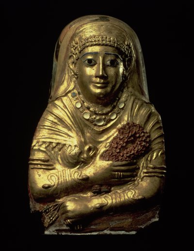 Cartonnage Funerario di una Signora di Mezzi, Periodo Imperiale Romano (1° secolo d.C.) da Unbekannt