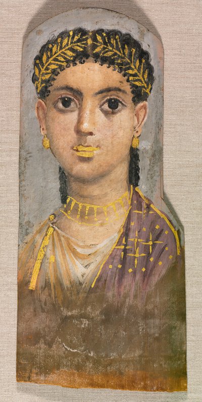 Ritratto funerario di una giovane ragazza, c.25-37 da Unbekannt