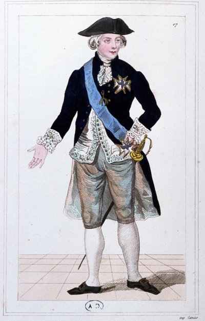 Generale Lafayette comandante della guardia nazionale, c. 1810 da Unbekannter Künstler