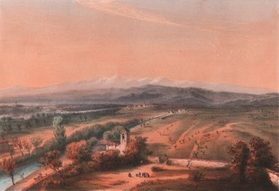 Veduta generale del campo di battaglia di Magenta, Lombardia da William M. Timlin