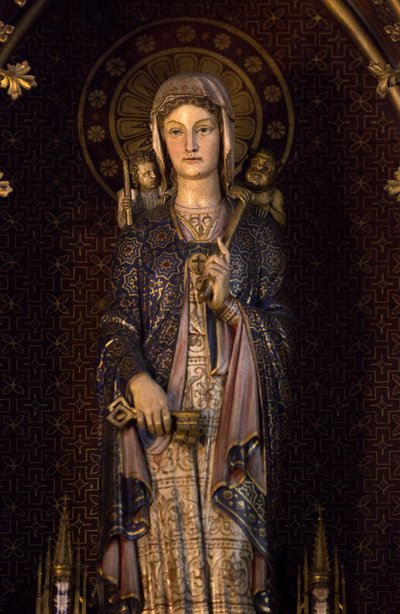 Genevieve, la santa patrona di Parigi. Eglise Saint Etienne du Mont, Parigi 2020 da Unbekannter Künstler