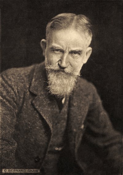 George Bernard Shaw da Unbekannter Künstler