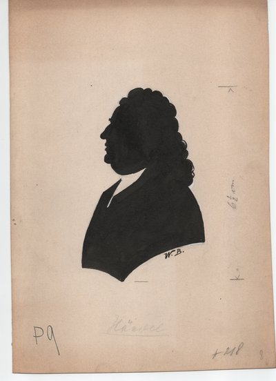 George Frideric Handel (1785-1759) da Unbekannter Künstler