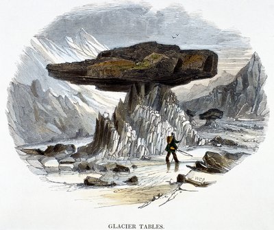 Tavoli di ghiacciaio da Unbekannter Künstler
