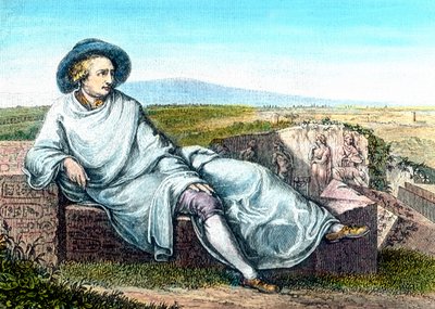 Goethe in Campagna da Unbekannter Künstler