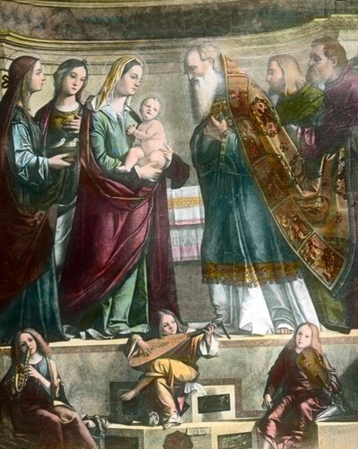 Goethe viaggia a Venezia, qui il dipinto di Santa Maria che mostra Gesù al tempio di Carpaccio da Unbekannter Künstler