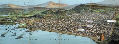 Salonicco: vista della città e del Golfo da William M. Timlin