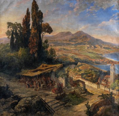 Golfo di Napoli 19c da Unbekannter Künstler