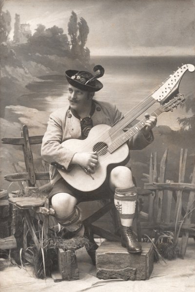 Gustav Rechl, Germania 1908 (foto b/n) da Unbekannter Künstler