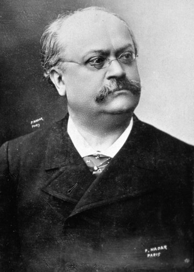 Ritratto a mezzo busto del compositore di operette francese Alexandre Charles Lecocq da Unbekannter Künstler