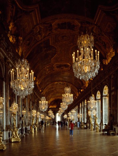 Sala degli Specchi, Palazzo di Versailles, Francia da Benjamin Baud