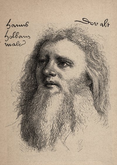 Autoritratto di Hans Holbein il Vecchio da Unbekannt