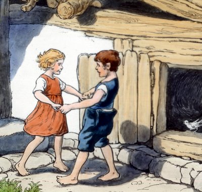 Hansel e Gretel da Unbekannter Künstler