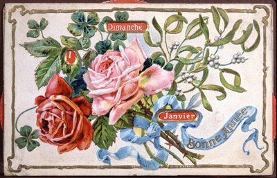 Fiori di Buon Anno, inizio XX secolo da Unbekannter Künstler