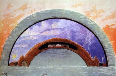 Cielo e terra secondo i Babilonesi. Fine XIX secolo da Unbekannter Künstler