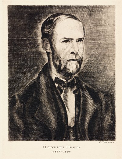 Heinrich Hertz, fisico tedesco, fine XIX secolo da Unbekannt