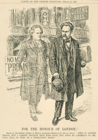Henry Wood e il fantasma di Beethoven davanti alla Queen