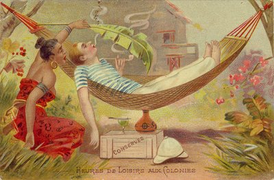 Ore di svago nelle colonie, c 1900 da Unbekannter Künstler