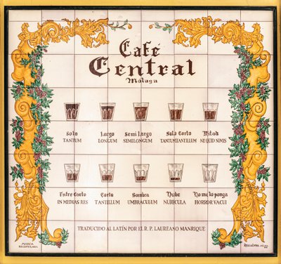 Come ordinare il caffè, Spagna, 2020 (foto) da Unbekannt